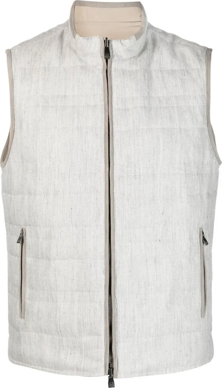 Reversible Zip-Up Gilet