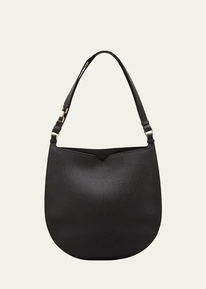 Weekend Hobo Large Leather Shoulder Bag