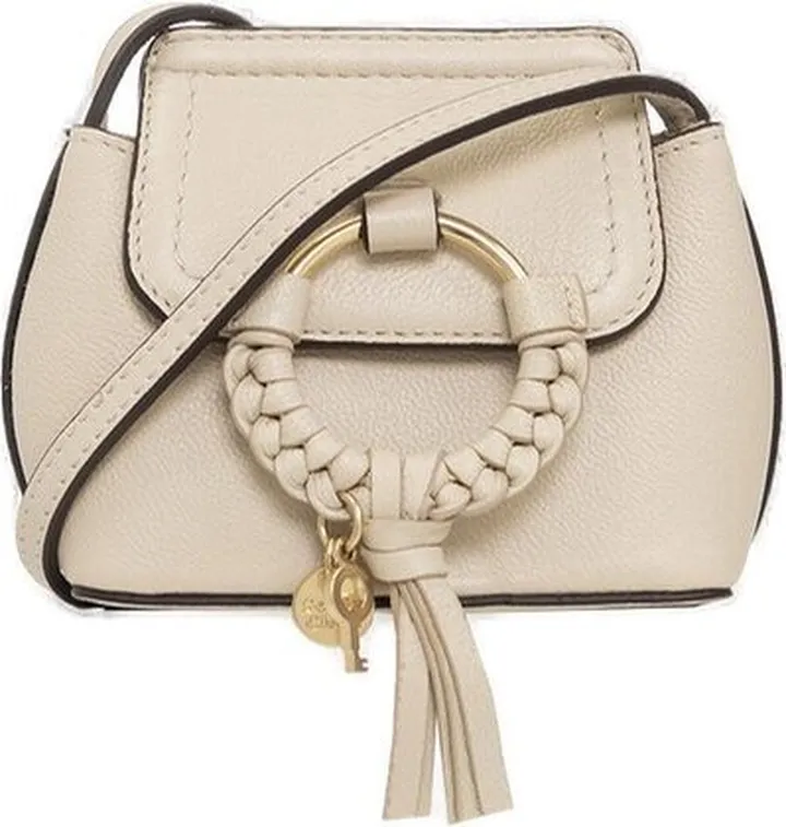 See By Chloé Ring-Detailed Foldover Crossbody Bag