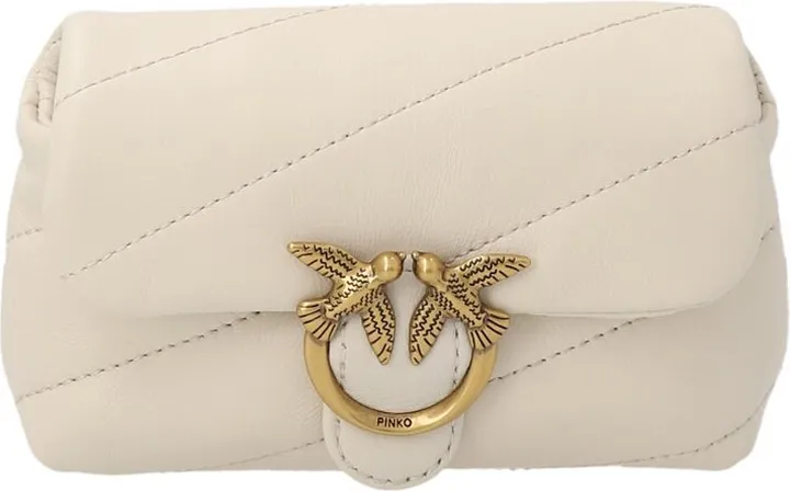 Pinko Love Micro Puff Chain Linked Mini Crossbody Bag