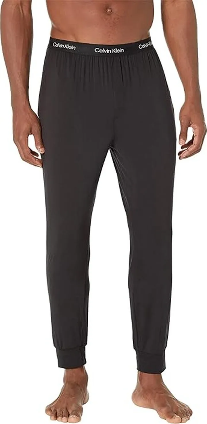 Calvin Klein Underwear Eco Pure Modal Lounge Joggers (Black) Men's Clothing