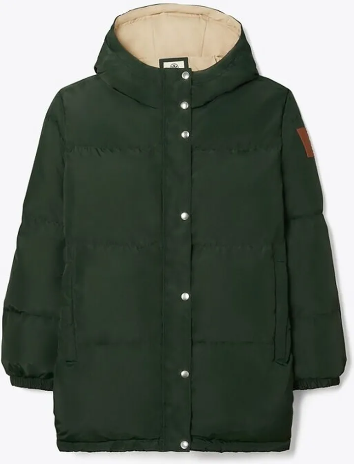 Hooded Mid Down Jacket
