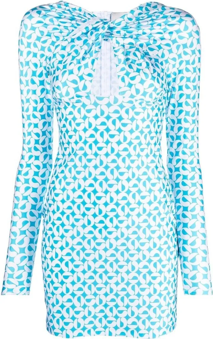 Twisted Cut-Out Minidress