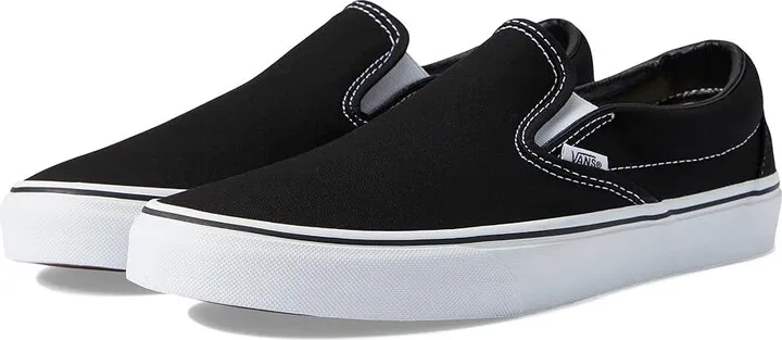 Vans Classic Slip-On Wide (Black) Shoes