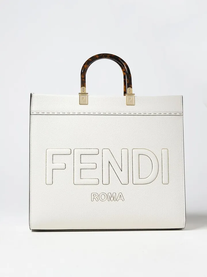 Sunshine Medium Fendi bag in micro grain leather