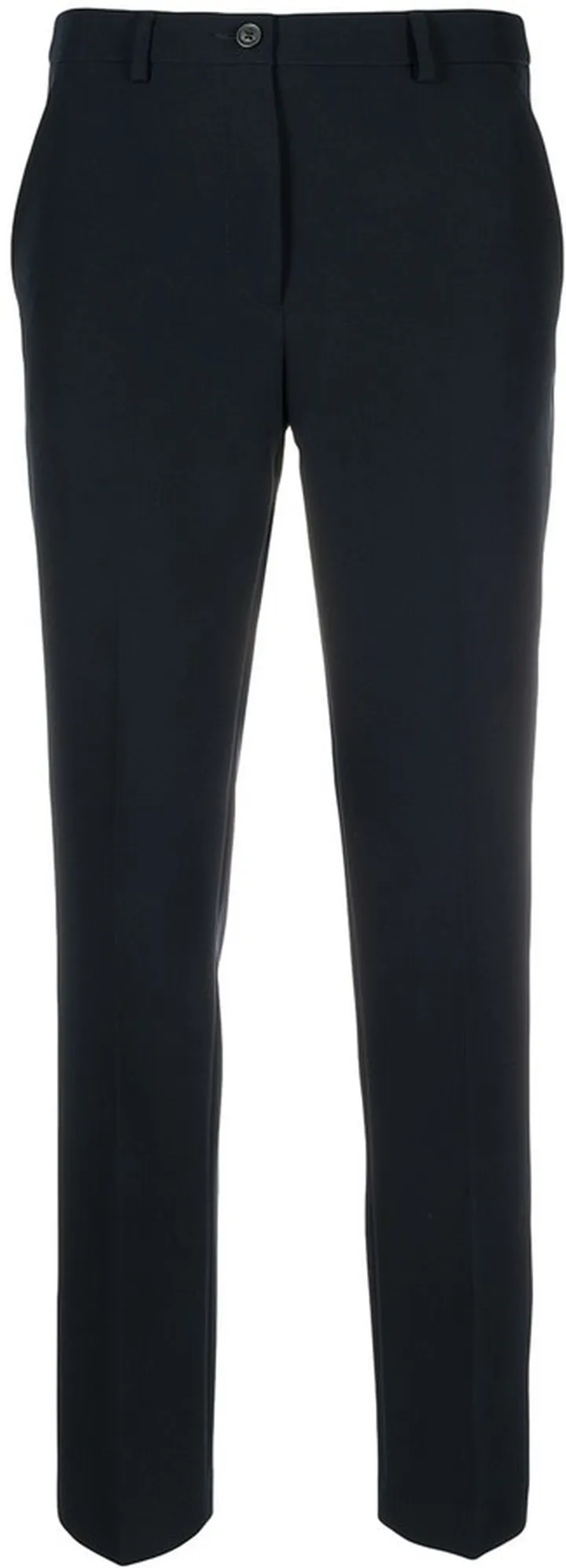 Cropped Slim-Cut Trousers