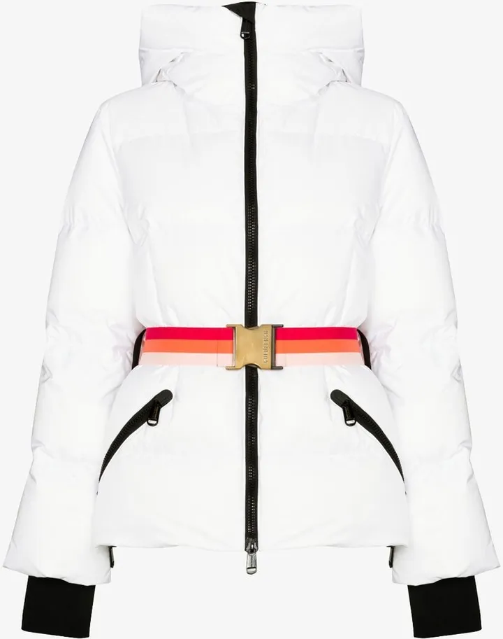 White Snowmass Padded Ski Jacket