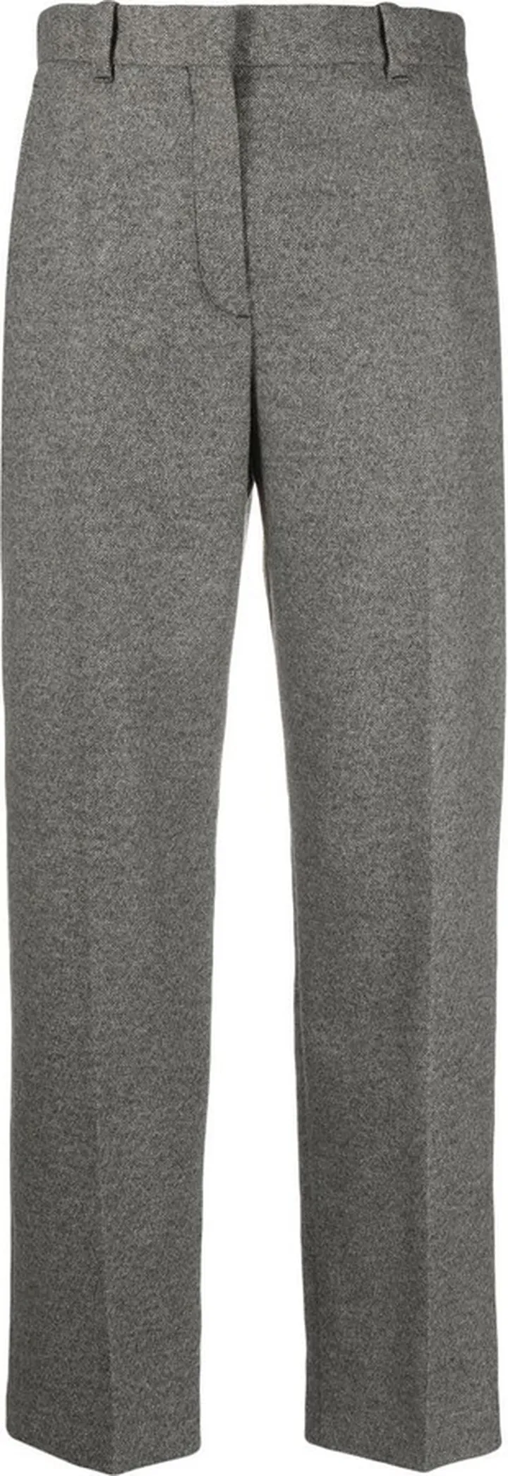 Logo-Patch Straight Trousers