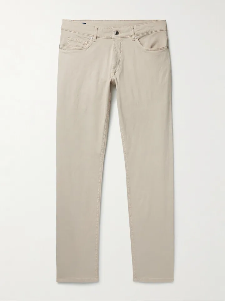 Wayfare Slim-Fit Stretch TENCEL™ and Cotton-Blend Twill Trousers