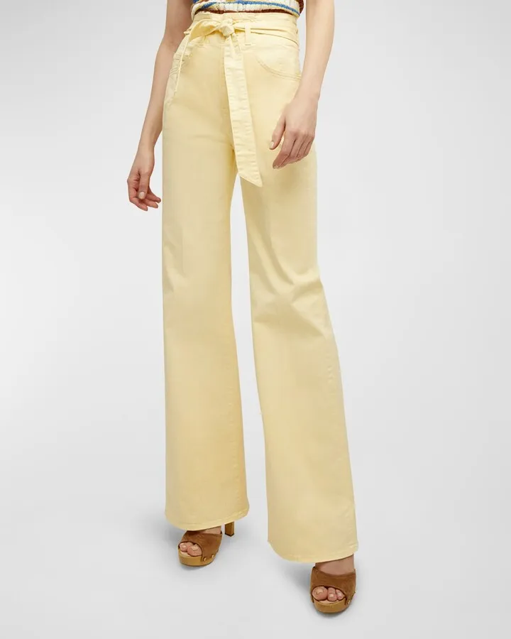 Rosanna Corset Wide-Leg Pants