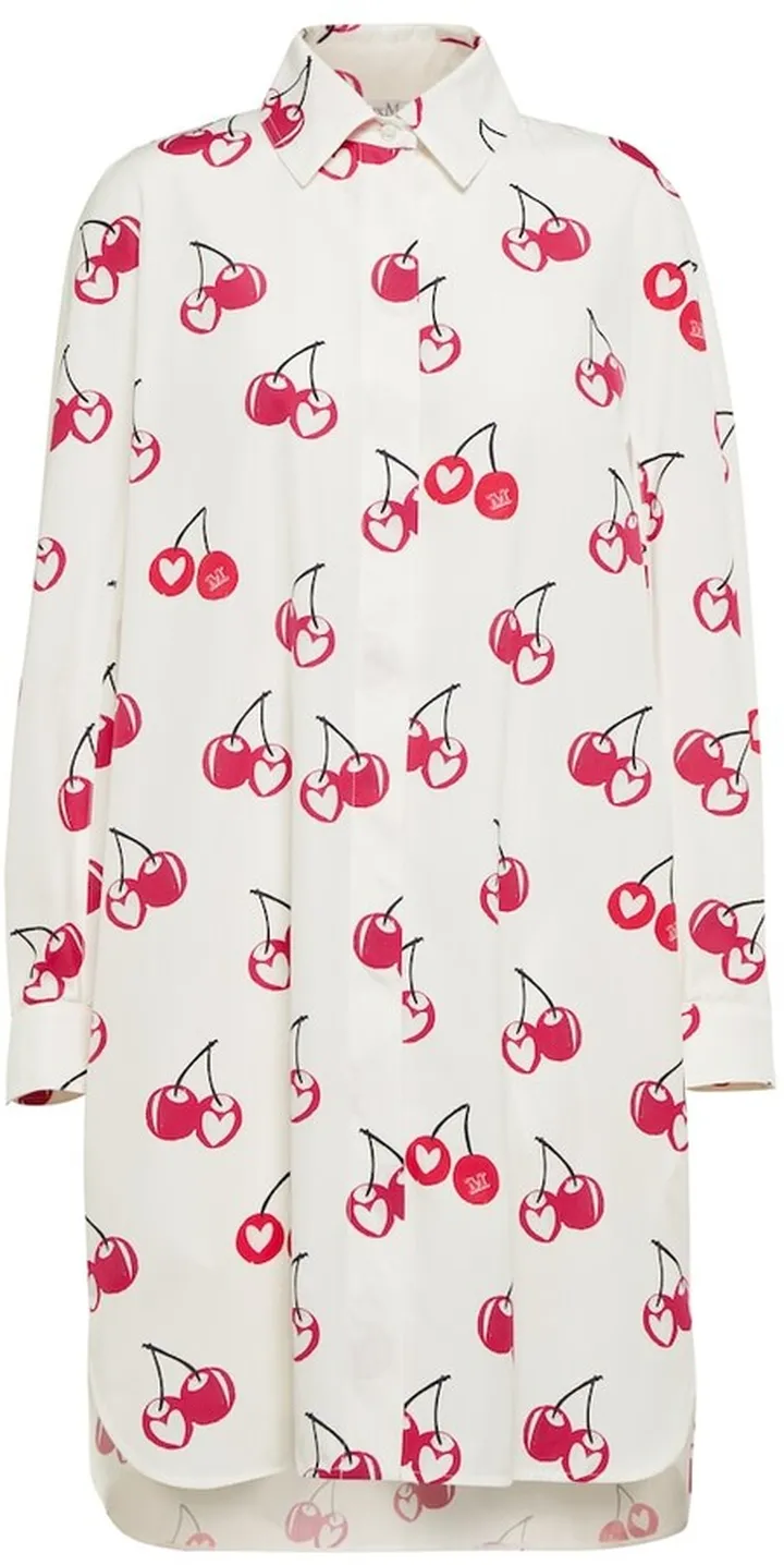 Osella printed shirt minidress