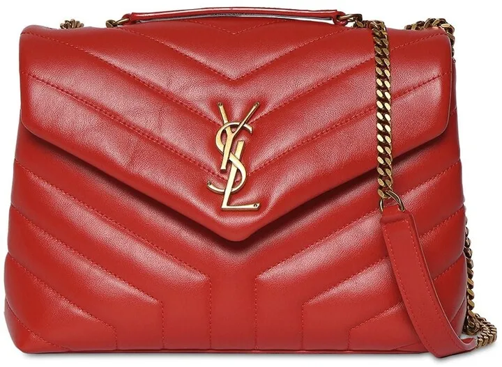 Small Loulou puffer leather bag
