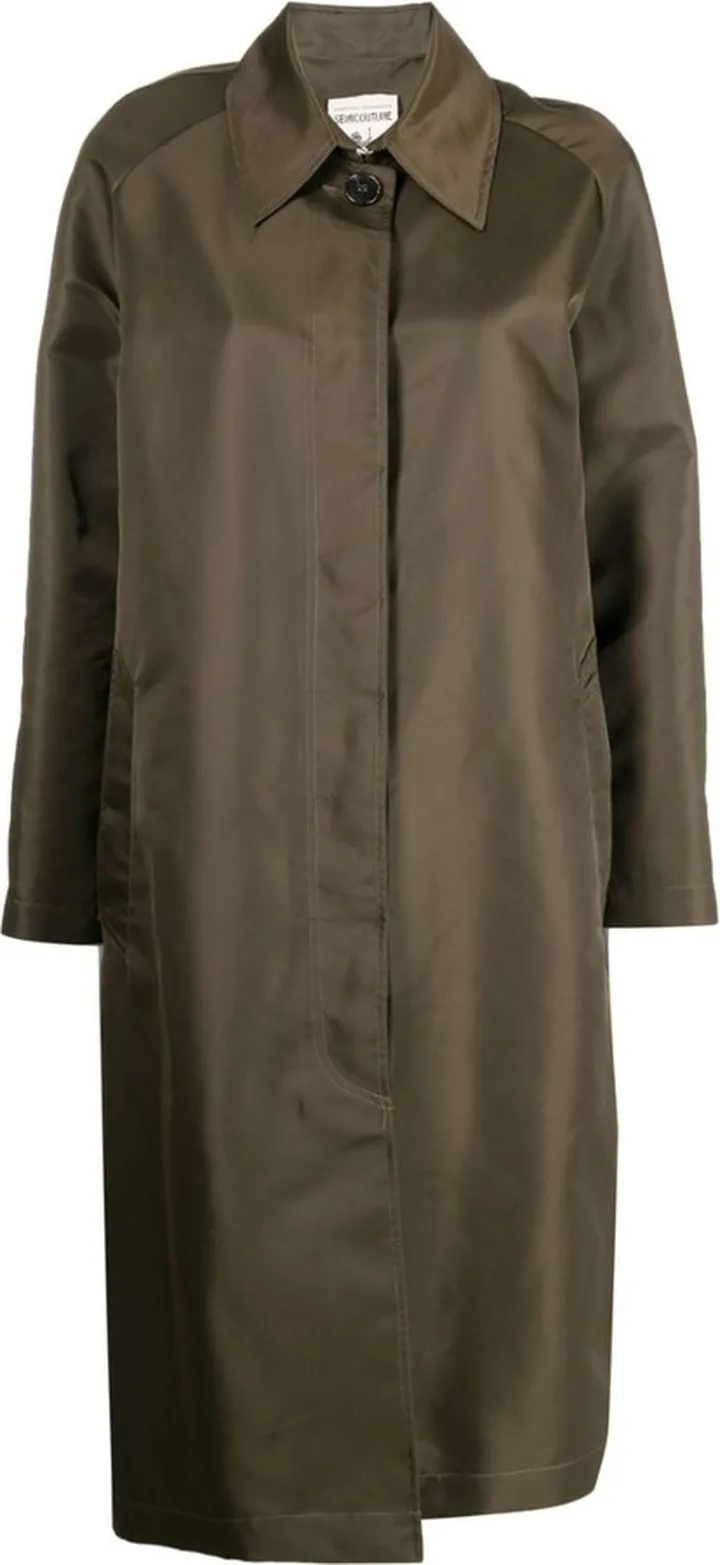 Button-Up Trench Coat