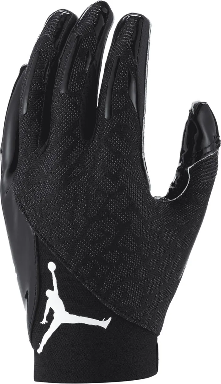 Jordan Knit Football Gloves in Black