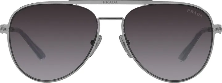 53mm Gradient Aviator Sunglasses