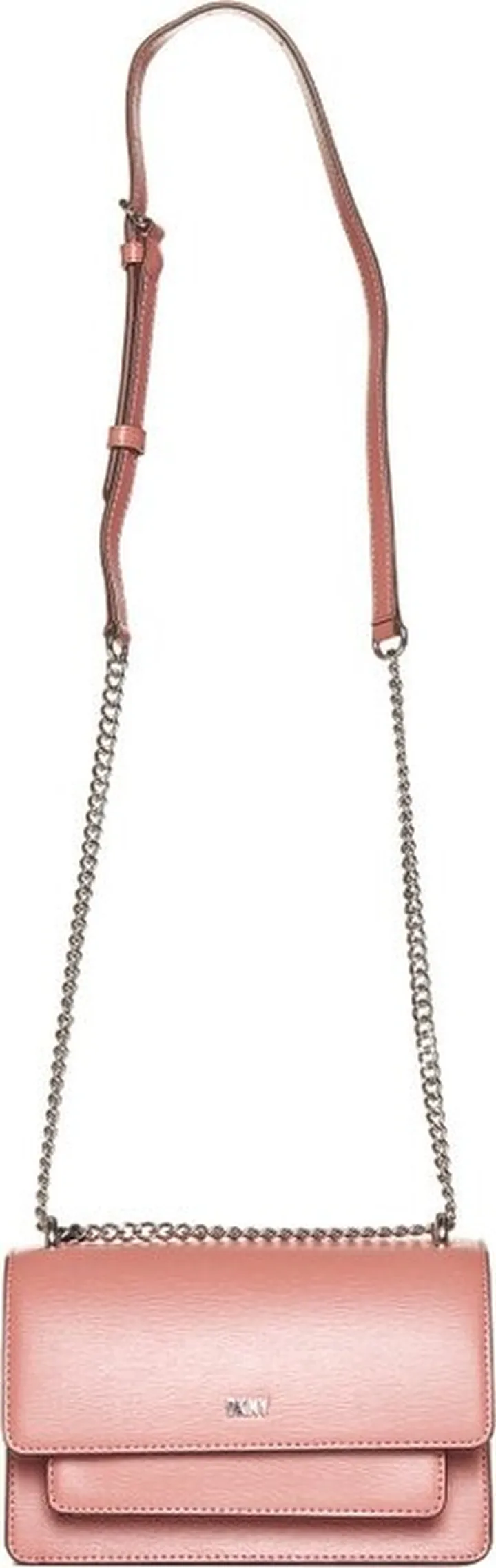 DKNY Bryant Logo Plaque Small Chain Flap Bag