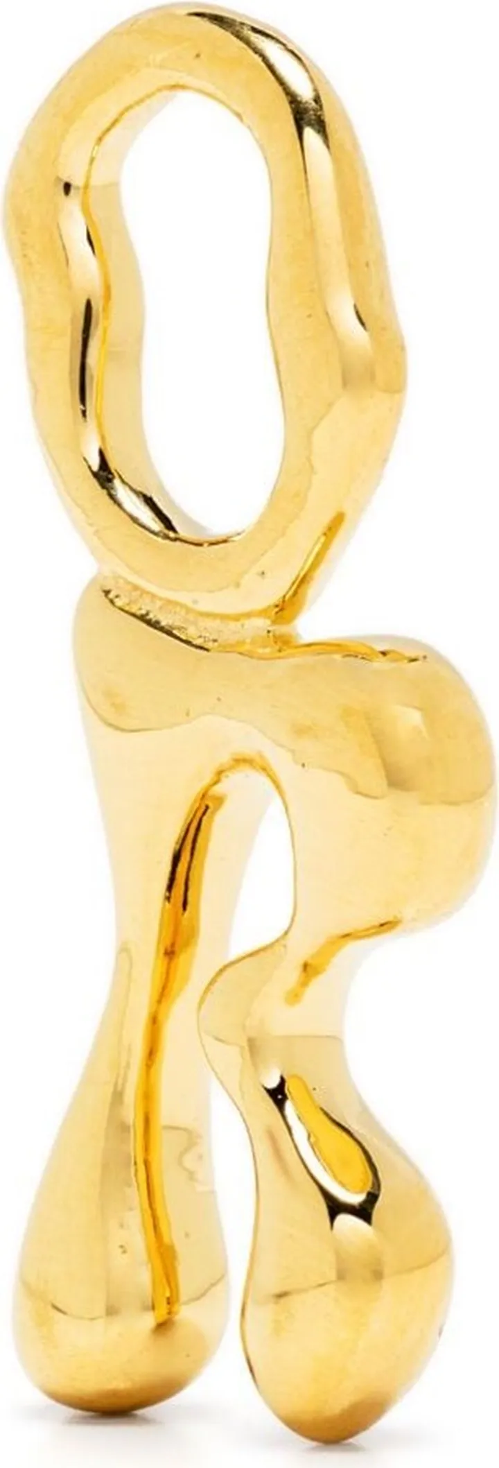 Fluent Letter R plated charm