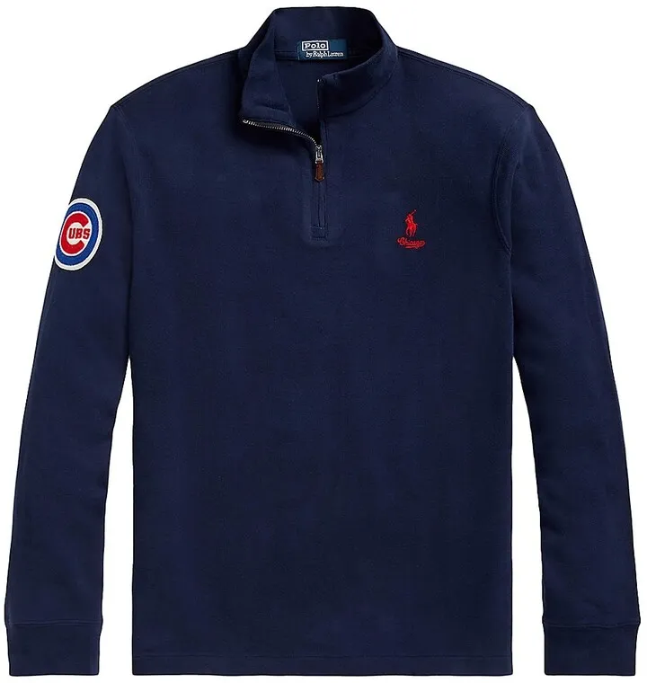 Chicago Cubs Quarter-Zip Sweater