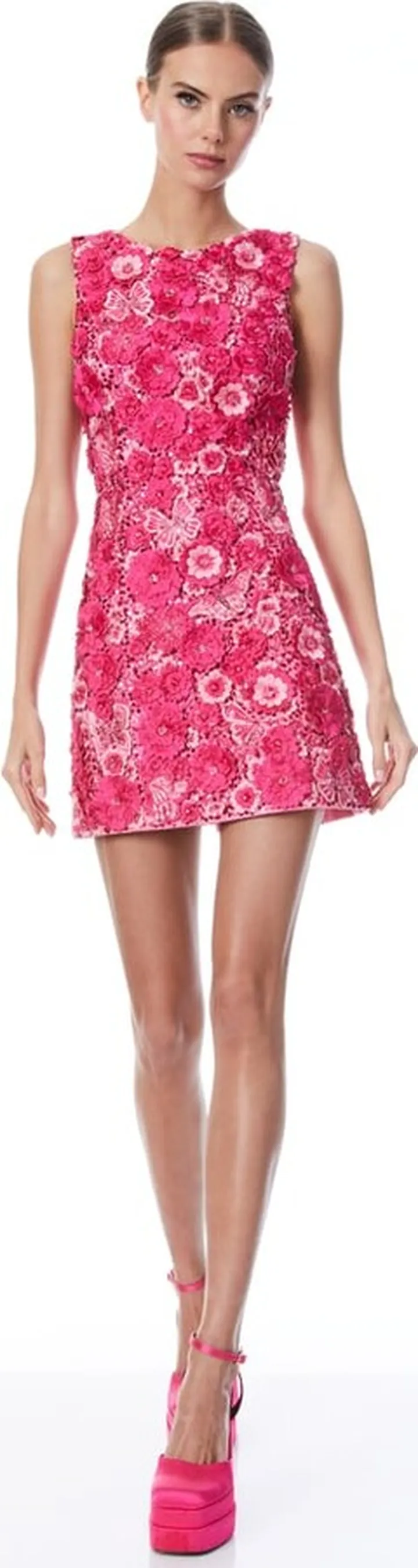 Lindsey Embellished Mini Gown
