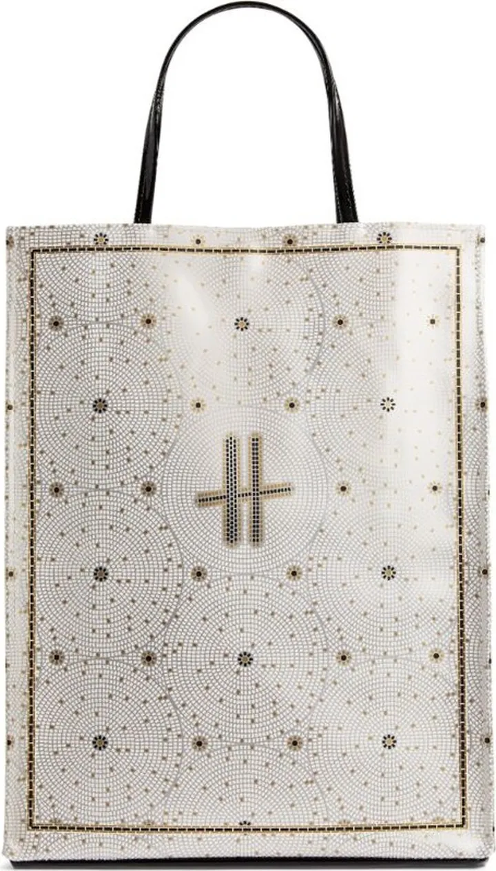 Harrods Medium Mosaic Floor Shopper Bag