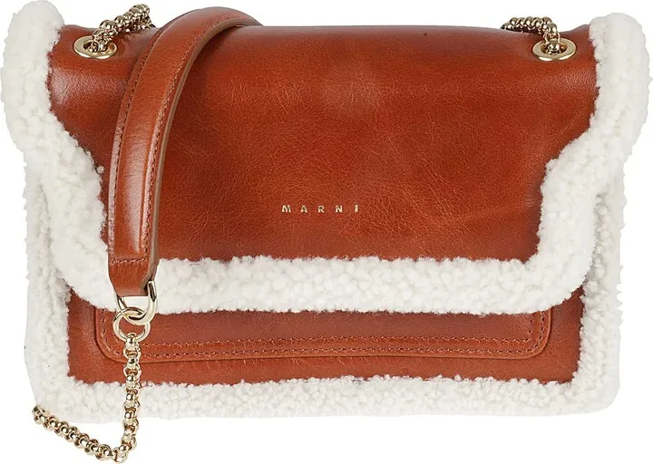 Fur Detail Shoulder Bag