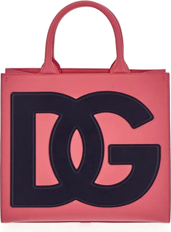 Small Calfskin Dg Daily Shopper
