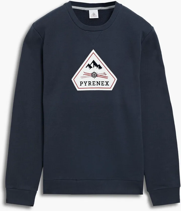 Charles printed French cotton-blend terry sweatshirt