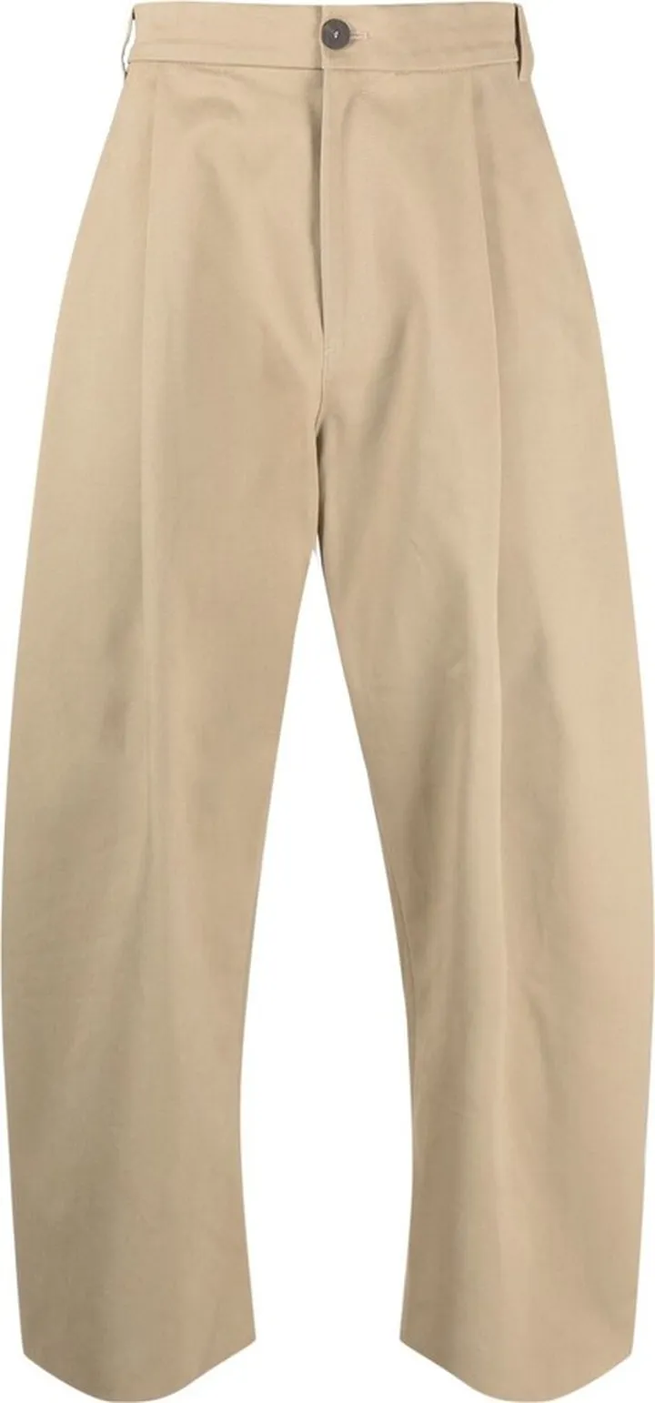 Neutral Wide-Leg Trousers