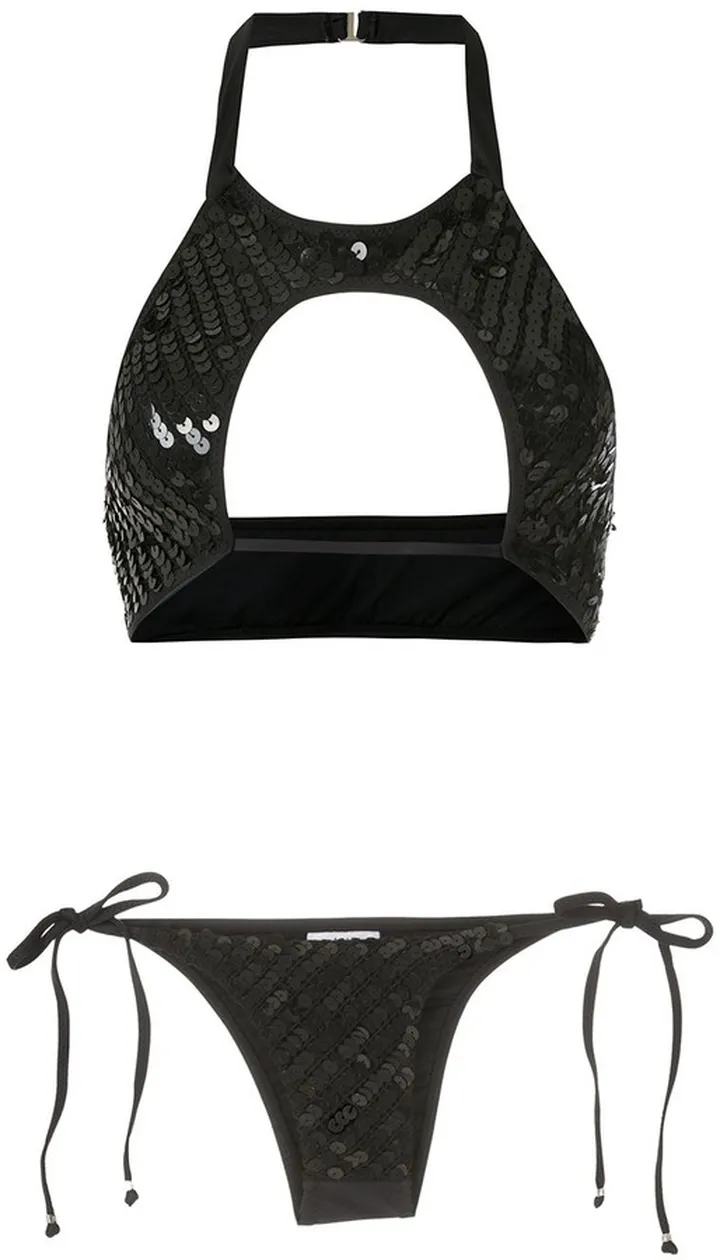 Sequinned Bikini Set