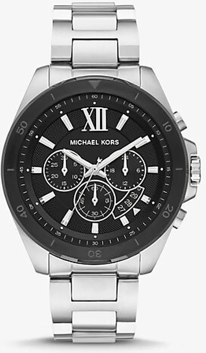 Oversized Brecken Silver-Tone Watch