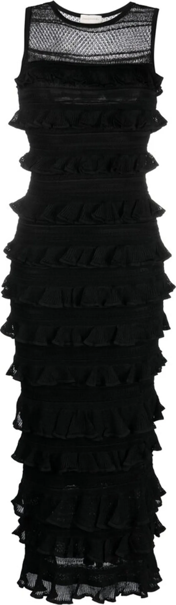Ruffled Midi Dress