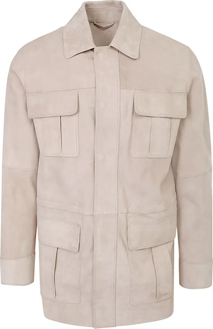Suede Sahariana Jacket