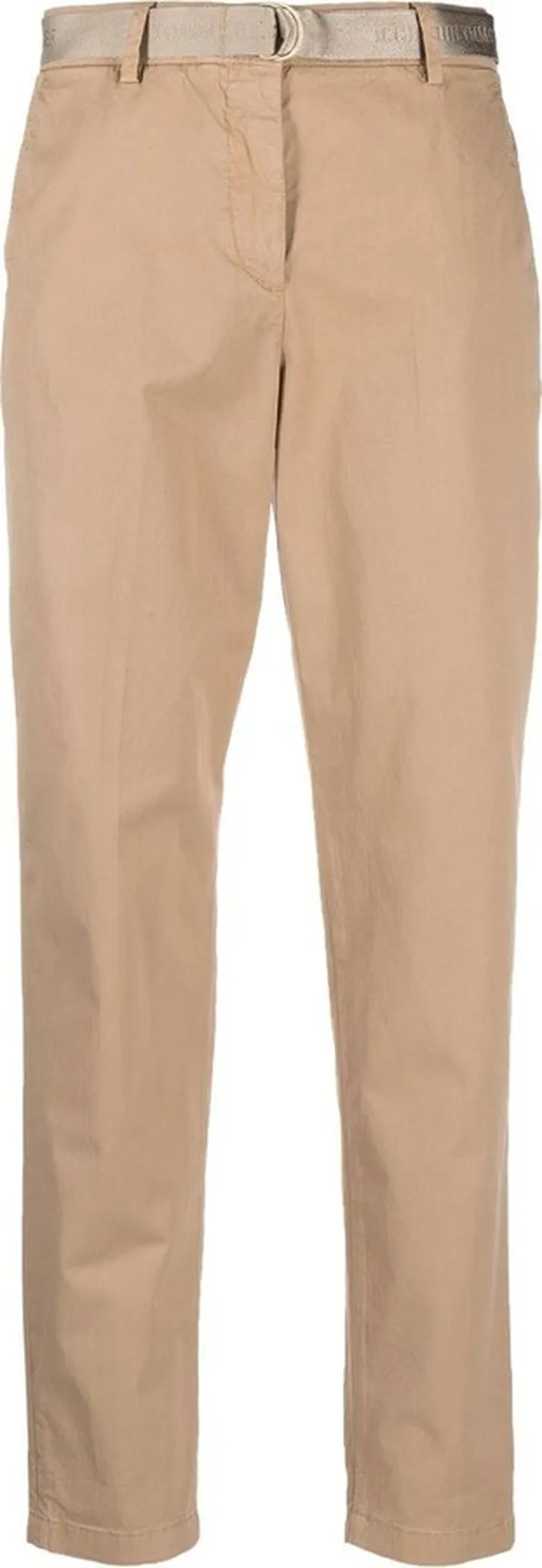 Belted High-Waist Trousers
