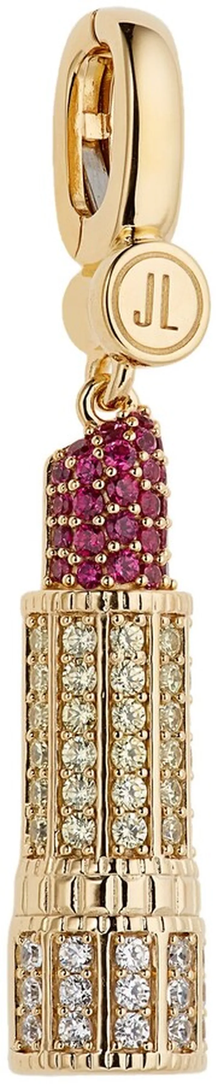 Lipstick Seductress Cubic Zirconia Charm