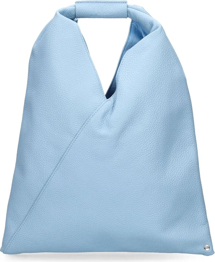 Small Japanese leather tote bag