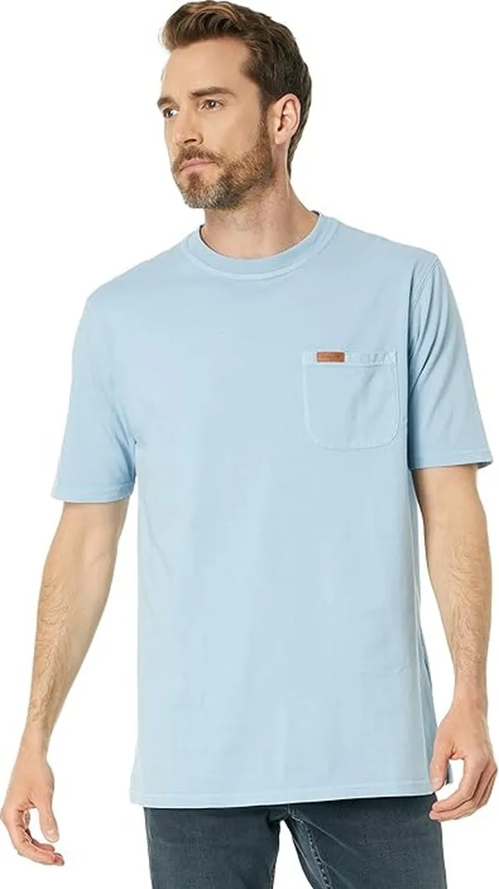 Pendleton Deschutes Pocket Tee (Misty Blue) Men's T Shirt
