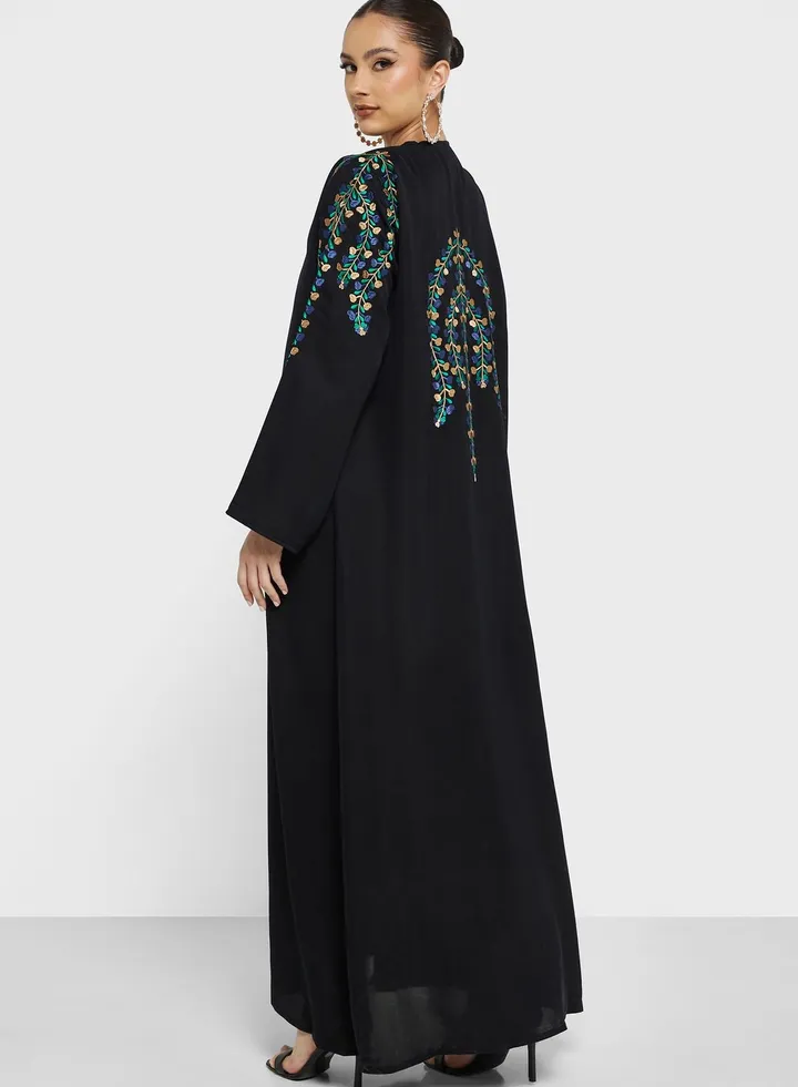 Embroidery Detail Abaya