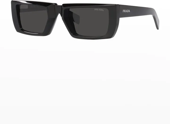 Rectangle Acetate Sunglasses