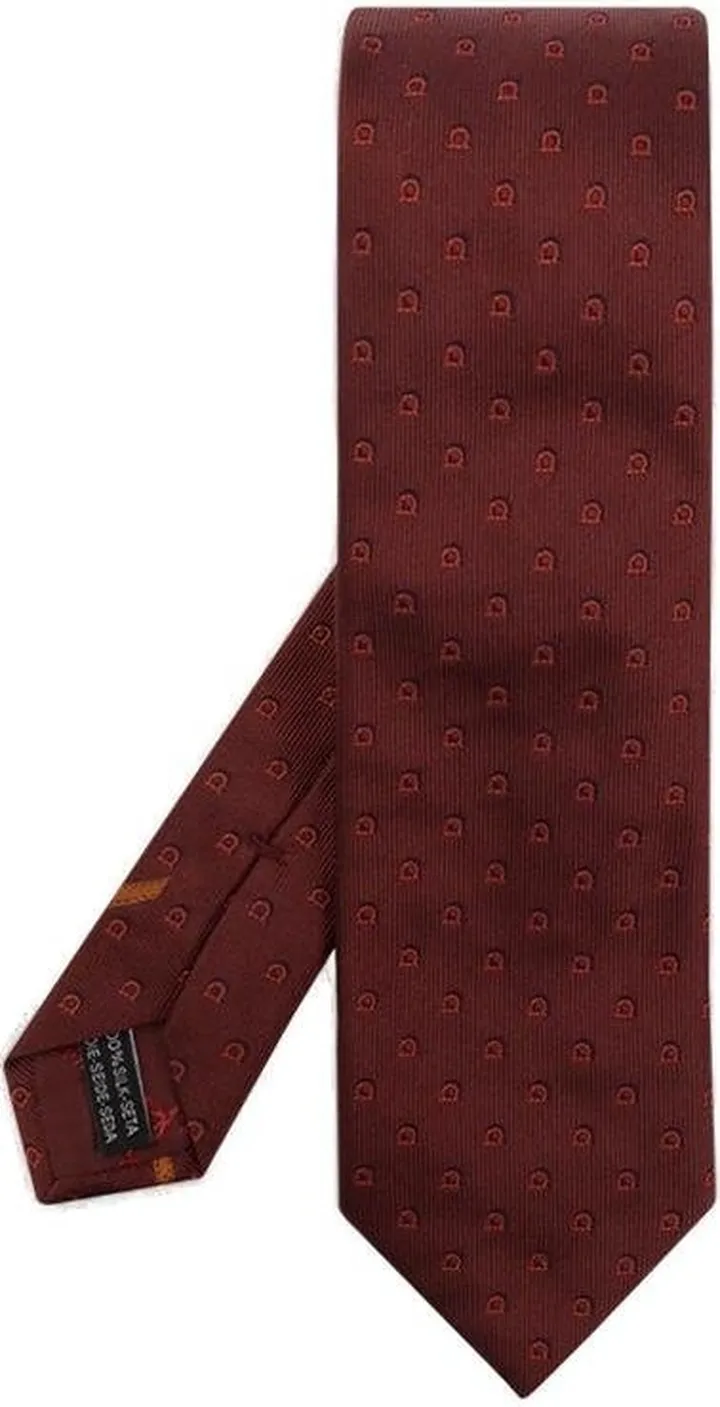 Salvatore Ferragamo Gancini Print Tie