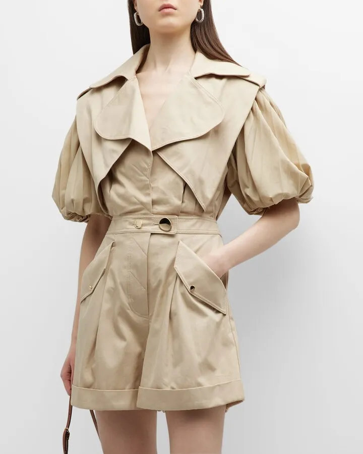 Idaho Puff-Sleeve Pantsuit