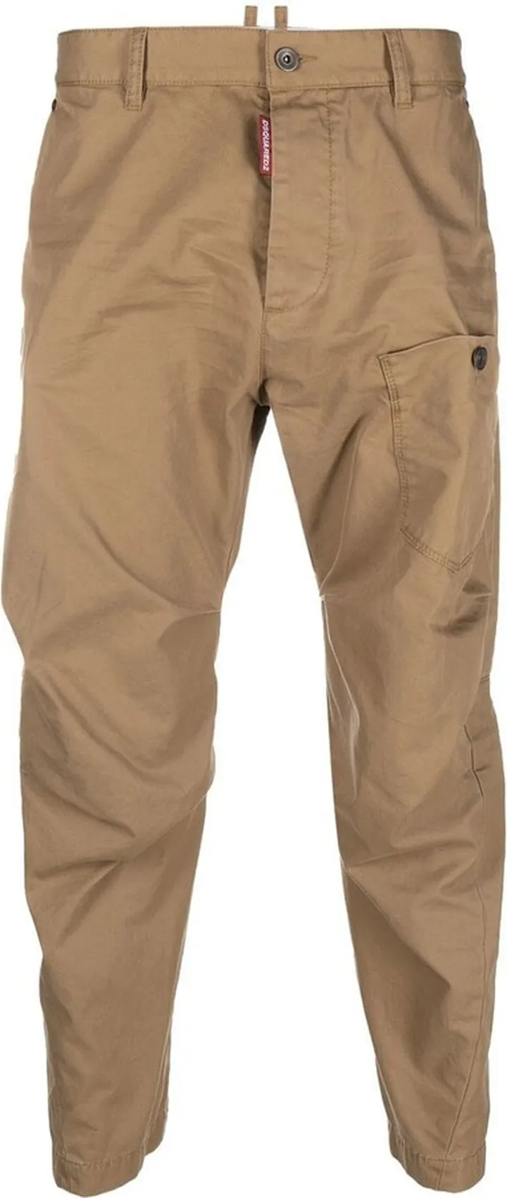 Logo-Patch Cropped Trousers