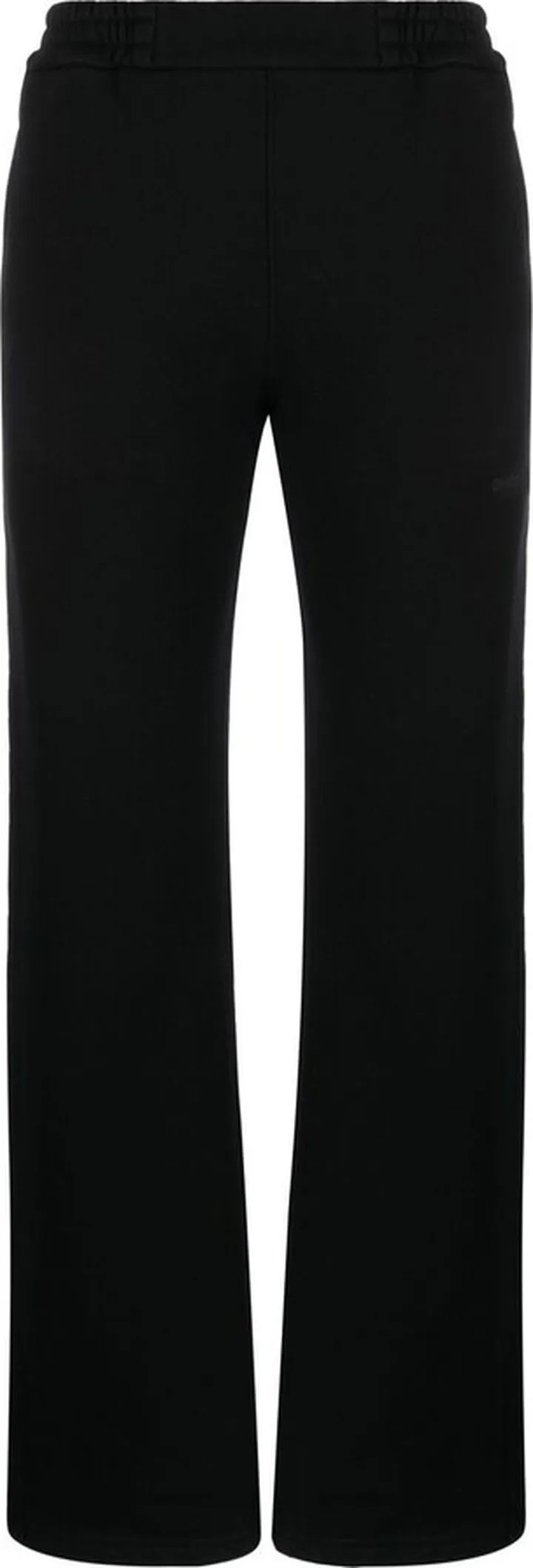 Diag-print cotton track pants
