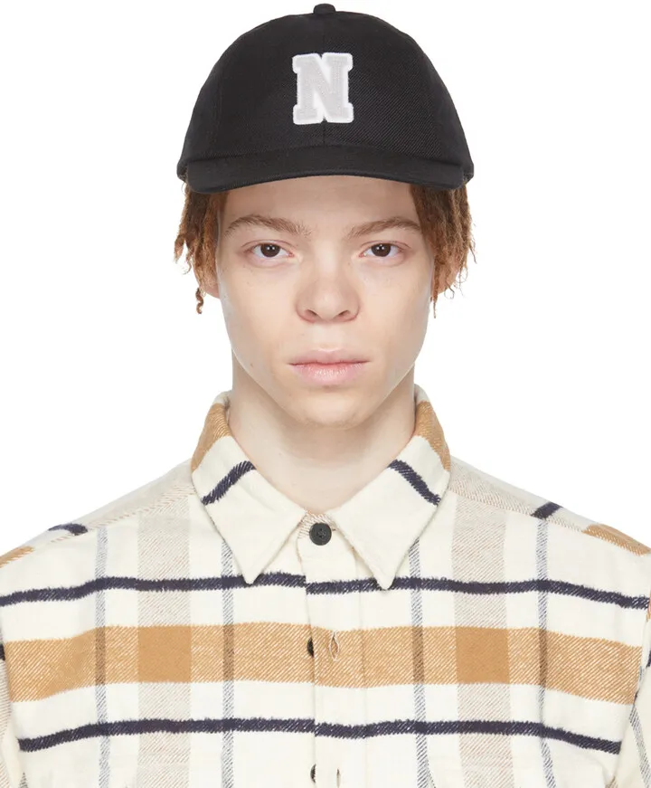 Noah Black Wool Cap