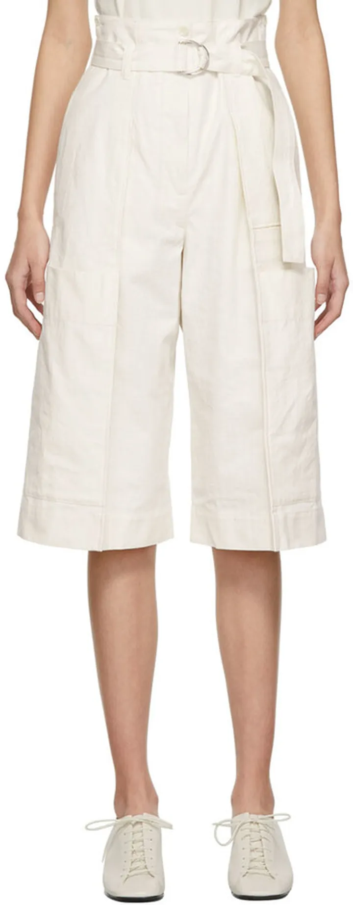 LEMAIRE Off-White Cargo Shorts