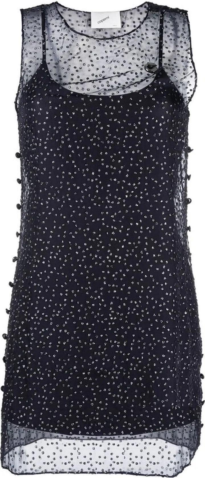 Crystal-Embellished Minidress