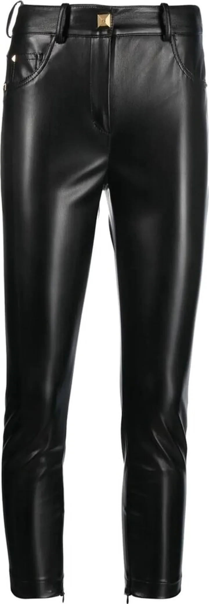 Eco Leather Trouser With Zip