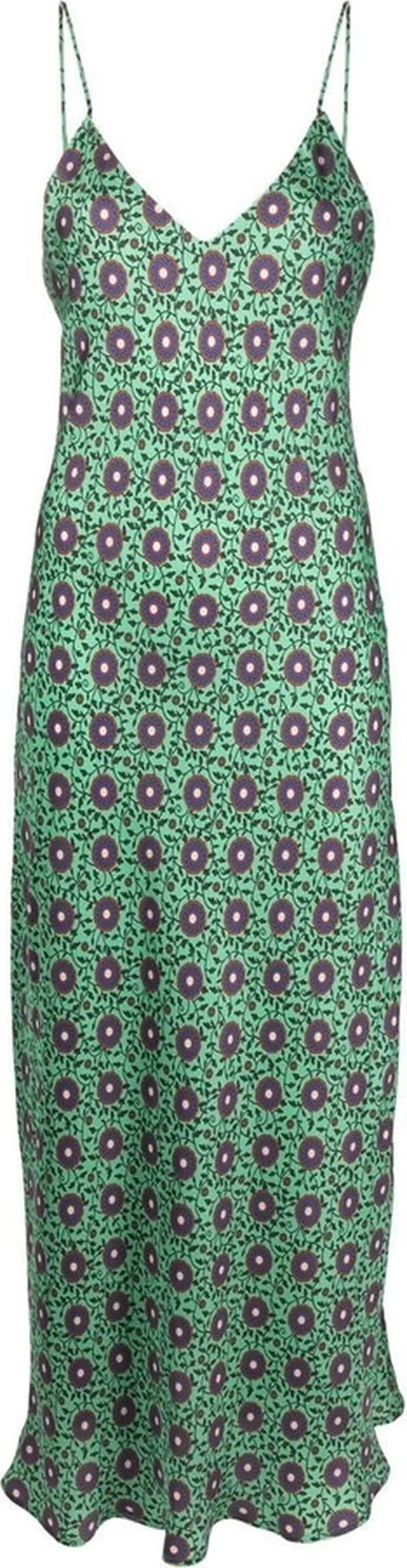Floral-Pattern Slip Dress
