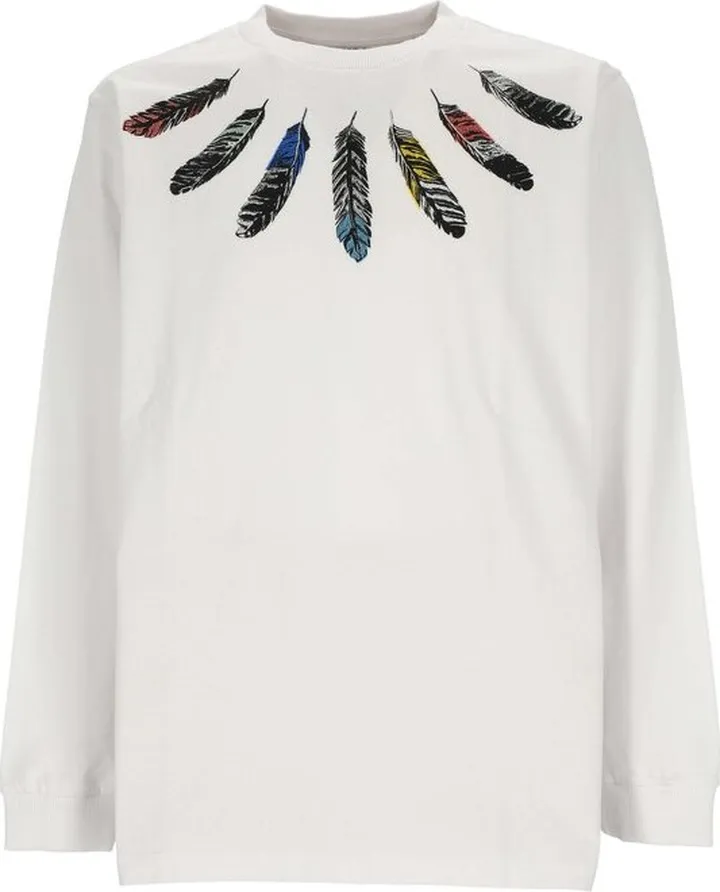 Marcelo Burlon County Of Milan Feather Printed Crewneck T-Shirt