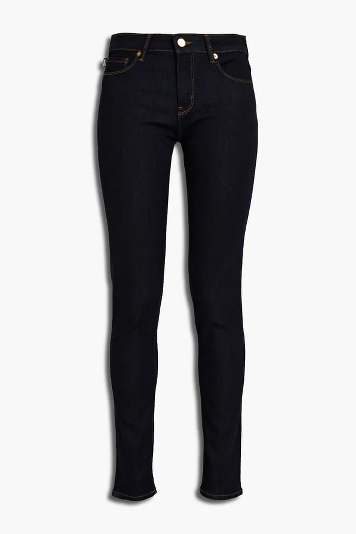 High-rise skinny jeans