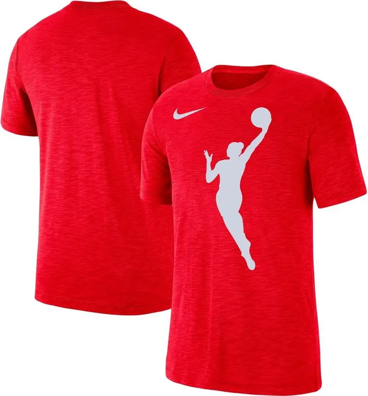 Men's and Women's Nike Red Wnba Logowoman T-shirt